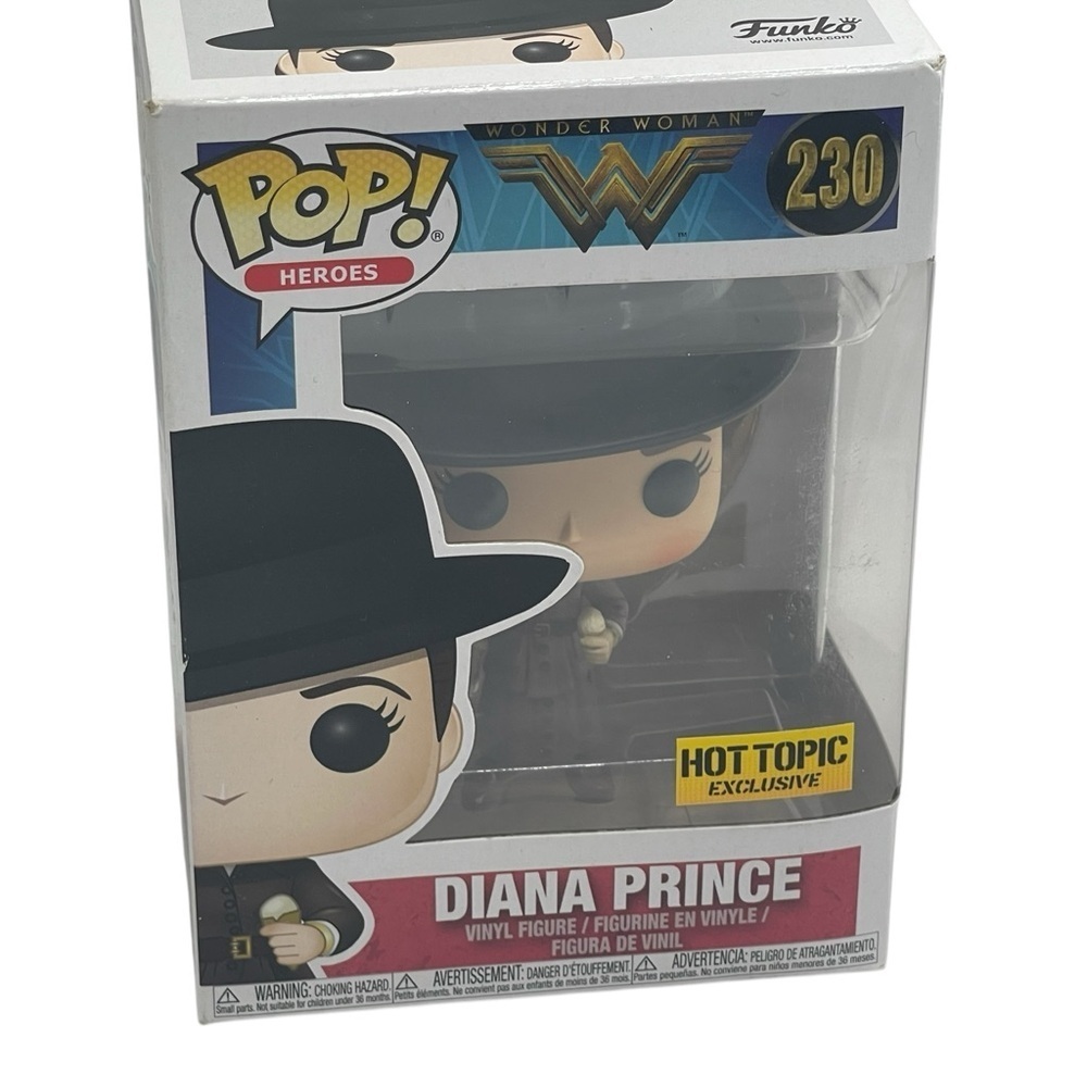 Funko Pop! Heroes Diana Prince Vinyl Figure Hot Topic Exclusive New